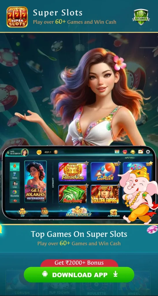 Super Slots Apk Download - 10 Rs | Super Slots App